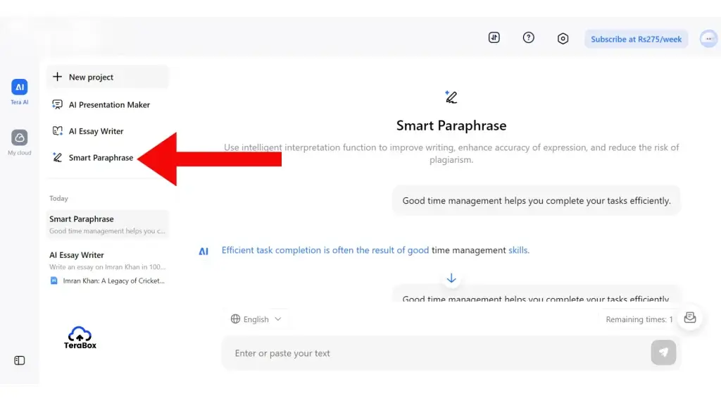 TeraBox Smart AI Toolkit